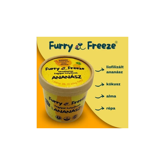 Furry Freeze® fagyipor kutyáknak - ANANÁSZ